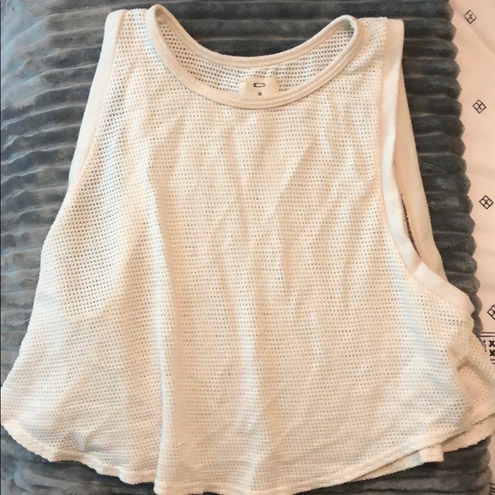 PacSun cream crop top